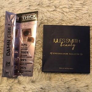 NIB Too Faced Mascara + Jules Smith Eyeshadows